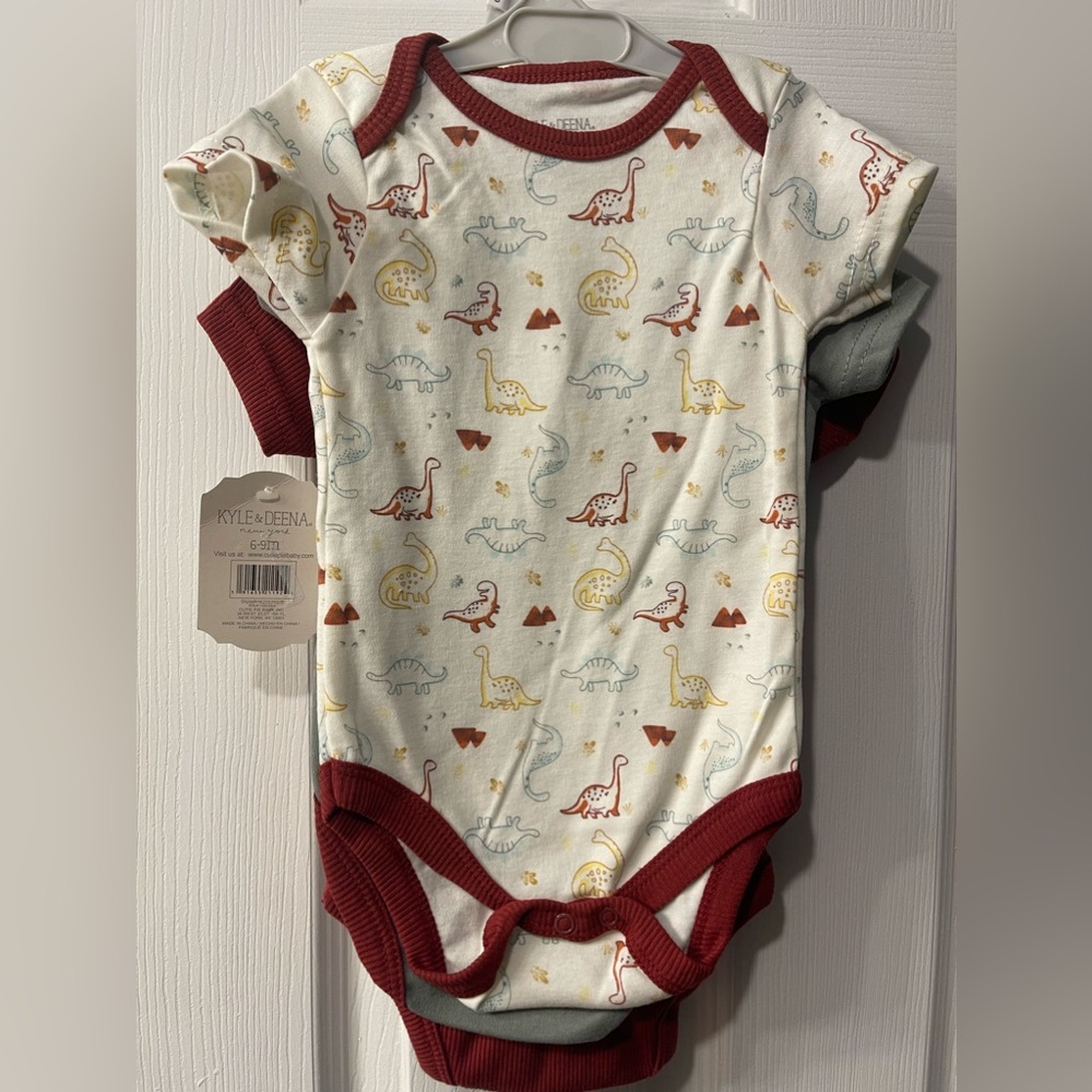 Kyle & Deena 3 pk bodysuits 6-9 m